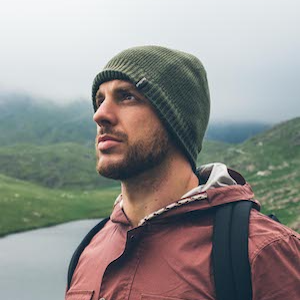 Waterproof beanie solo olive