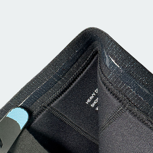 Elastic slip free cuff band