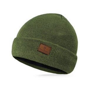 Waterproof watch beanie green