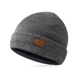 Waterproof watch beanie grey