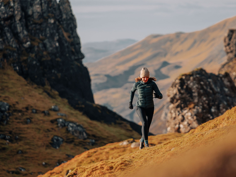 DexShell waterproof trail running gear on Scotland’s Isle of Skye with adventurer Jenny Tough.