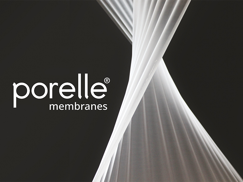 Real shot of Porelle membrane