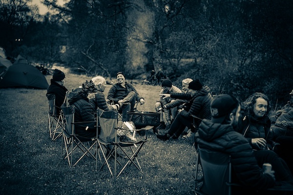 Social campsite at Dirt Dashes