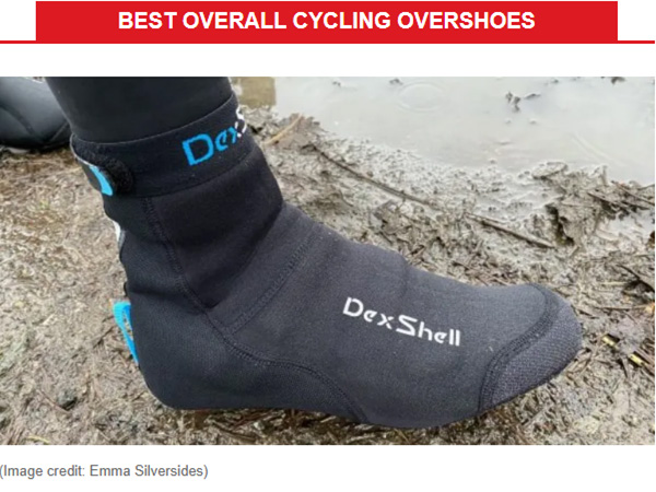 DexShell Heavy Duty Overshoes Rated Best Overall by Cycling Weekly Feature